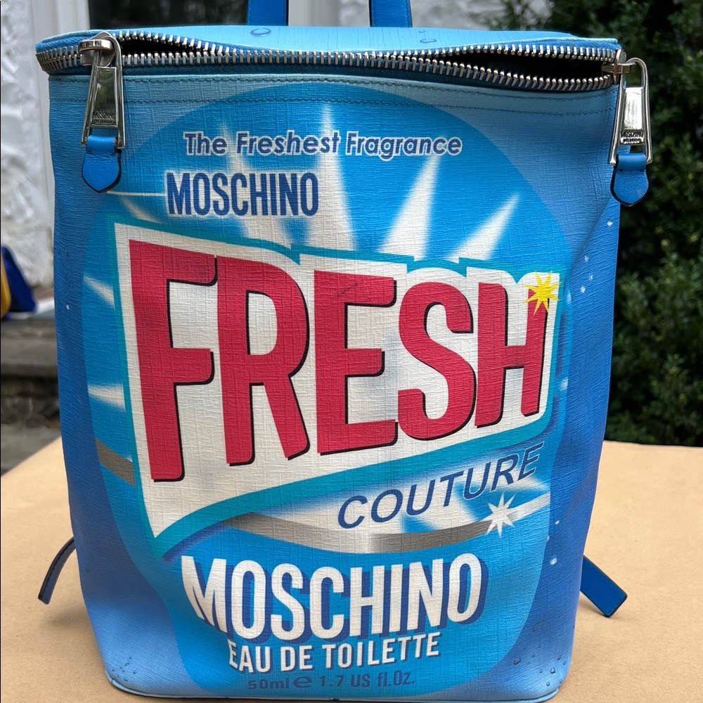 ❌ SOLD Moschino Fresh Couture Blue Backpack